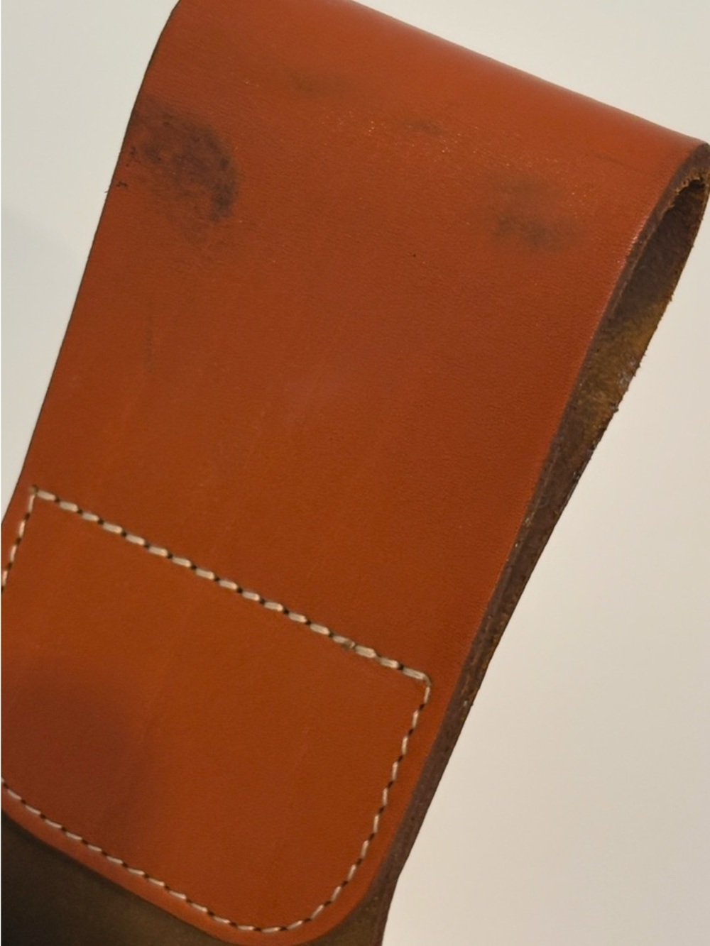 L.L.Bean Chestnut Brown Leather Belt Holster - Picture 4 of 8